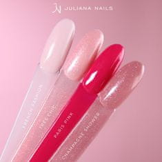 Juliana Nails Gel Lak Champagne Shower roza bleščeča No.839 6ml