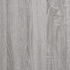 Vidaxl Komoda siva sonoma 80x33x70 cm inženirski les