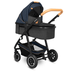 Lionelo AMBER 2IN1 kombinirani otroški voziček, temno modra