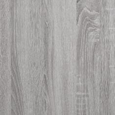 Vidaxl Stenska omarica siva sonoma 80x33x80 cm inženirski les