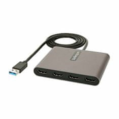 NEW Adapter USB 3.0 v HDMI Startech USB32HD4 Črna Siva Pisana 1 m