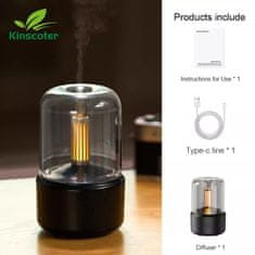 Kinscotec Aroma difuzor Light black