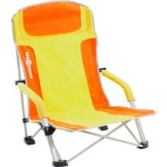Bula zložljiv stol za na plažo, oranžno-rumen