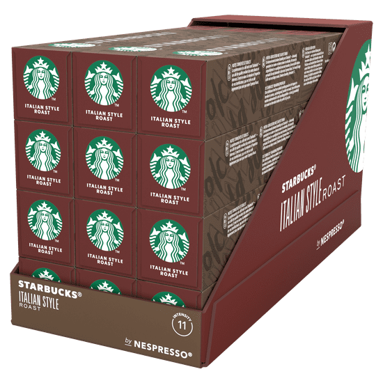 Starbucks Italian Style Roast by Nespresso Dark Roast kavne kapsule, 12x 10 kapsul