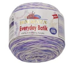 Himalaya EVERYDAY BATIK - 140g / 350 m - bela, vijolična