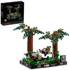 LEGO Star Wars 75353 Preganjanje pajkov na planetu Endor - diorama