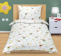 Bombažno posteljno perilo Junior - 140x200, 70x90 cm - Ladybug