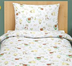 Bombažno posteljno perilo Junior - 140x200, 70x90 cm - Ladybug