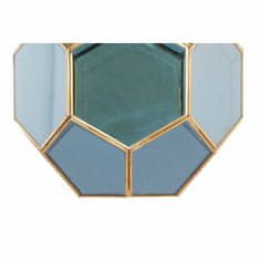NEW Stropna Svetilka DKD Home Decor Kristal Modra Zlat Medenina 50 W (28 x 28 x 31 cm)