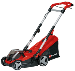 Einhell Komplet akumulatorske kosilnice CE-CM 36/34-1 Li-Solo + začetni komplet 2×4,0 Ah in dvojni polnilnik