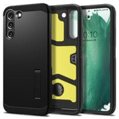 Spigen Ovitek za telefon Tough Armor, črn, Samsung Galaxy S22+