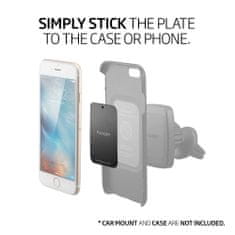 Spigen Kuel MP-4P Car Mount Metal Plates, black