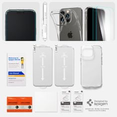 Spigen Ovitek za telefon, prozoren, iPhone 14 Pro Max