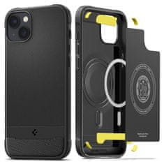 Spigen Ovitek za telefon MagSafe Rugged Armor, mat črna, iPhone 14 Plus