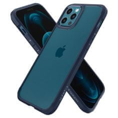 Spigen Ovitek za telefon Ultra Hybrid, mornarsko moder, iPhone 12/iPhone 12 Pro