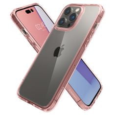 Spigen Ovitek za telefon Ultra Hybrid, prozoren/roza, iPhone 14 Pro Max