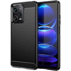 MG Carbon ovitek za Xiaomi Poco X5 Pro 5G / Redmi Note 12 Pro, črna