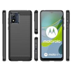 MG Carbon ovitek za Motorola Moto E13, črna