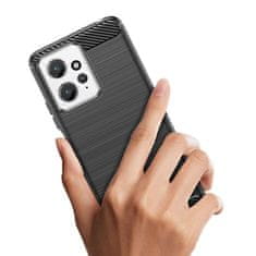 Tech-protect Carbon ovitek za Xiaomi Redmi Note 12 4G, črna