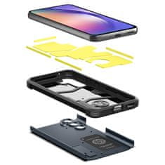 Spigen Ovitek za telefon Tough Armor, kovinsko črn, Samsung Galaxy A54 5G