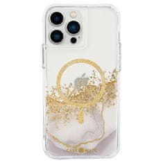 Ovitek za telefon Mate MagSafe Karat Marble, videz marmorja/zlata, iPhone 13 Pro