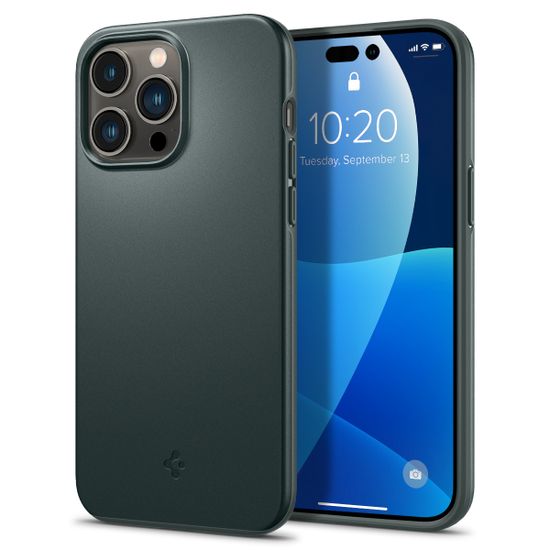 Spigen Ovitek za telefon Thin Fit, zelena, iPhone 14 Pro