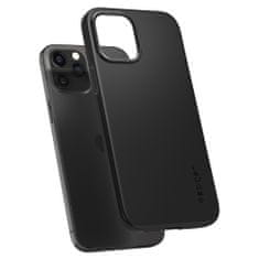 Spigen Ovitek za telefon Thin Fit, črn, iPhone 12/Pro