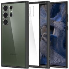 Spigen Ovitek za telefon Ultra Hybrid, črn, Samsung Galaxy S23 Ultra