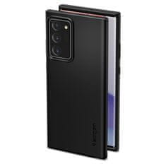 Spigen Ovitek za telefon, Thin Fit, črn, Galaxy Note20 Ultra