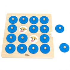 Viga Toys Spominska igra Ugani slike 10 Montessori kartic