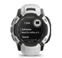 Garmin Instinct 2X Solar pametna ura, svetlo siva