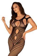 Obsessive Ženski bodystocking, črna, S/M/L