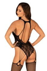 Obsessive Ženski bodystocking, črna, S/M/L