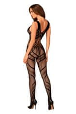 Obsessive Ženski bodystocking, črna, S/M/L