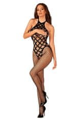 Obsessive Ženski bodystocking, črna, S/M/L