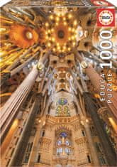 Educa Puzzle Sagrada Familia - notranjost, Barcelona (Španija) 1000 kosov