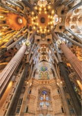 Educa Puzzle Sagrada Familia - notranjost, Barcelona (Španija) 1000 kosov