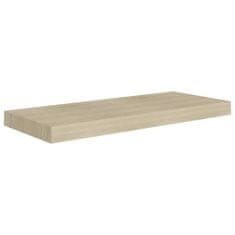 Vidaxl Stenska polica barva hrasta 60x23,5x3,8 cm MDF