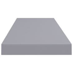 Vidaxl Stenske police 4 kosi sive 80x23,5x3,8 cm MDF