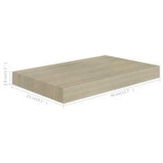 Vidaxl Stenske police 4 kosi barva hrasta 40x23x3,8 cm MDF