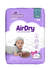 Violeta Air Dry Midi plenice, vel. 3, 66/1 + robčki, vlažilni