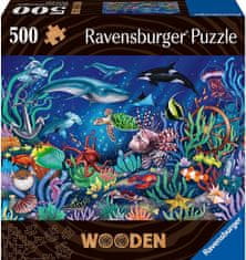 Ravensburger Lesena sestavljanka V morju 500 kosov