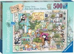 Ravensburger Puzzle Crazy Cats: Tom's Flower Shop 500 kosov