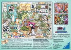 Ravensburger Puzzle Crazy Cats: Tom's Flower Shop 500 kosov