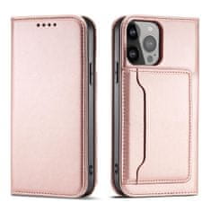 MG Magnet Card knjižni ovitek za Samsung Galaxy A34 5G, roza
