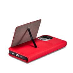 MG Magnet Card knjižni ovitek za Samsung Galaxy A34 5G, rdeča