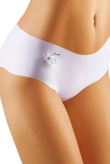 Amiatex Ženske hlačke Flower white, bela, S