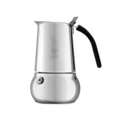 BIALETTI Kafetiera Kitty New / za 4 skodelice / črn ročaj / indukcija / inox