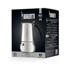 BIALETTI Kafetiera Kitty New / za 4 skodelice / črn ročaj / indukcija / inox