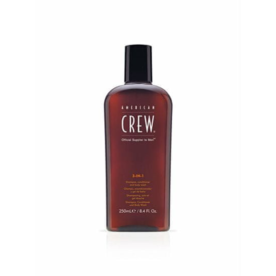 American Crew Večnamenski izdelek za lase in telo (3-in-1 Shampoo, Conditioner And Body Wash)